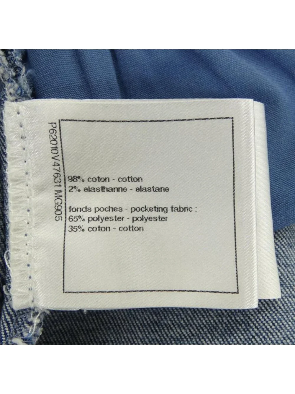 Chanel Jeans Blue